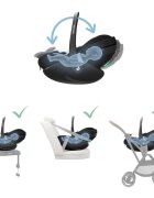 MAXI COSI Scaun Auto I-Size Maxi-Cosi Pebble 360 Pro 2 Essential black