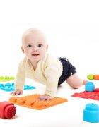 Meli Set covorase senzoriale Soft BiBi cu blocuri de constructie 20 piese