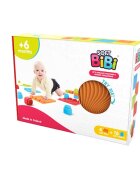 Meli Set covorase senzoriale Soft BiBi cu blocuri de constructie 20 piese