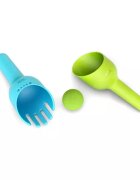 Meli Set de plaja 2 in 1 cu lopatica si grebla RakBi BiBio turcoaz
