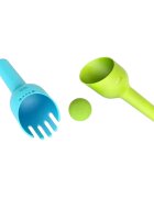 Meli Set de plaja 2 in 1 cu lopatica si grebla RakBi BiBio turcoaz