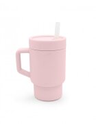 Melii Cana cu pai din silicon pink