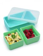 Melii Cutie pranz bento cu compartimente detasabile mint blue