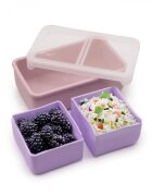 Melii Cutie pranz bento cu compartimente detasabile pink purple