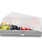 Melii Cutie snack cu 12 compartimente grey