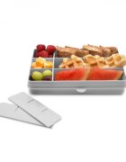 Melii Cutie snack cu 12 compartimente grey