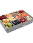 Melii Cutie snack cu 12 compartimente grey