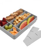 Melii Cutie snack cu 12 compartimente grey