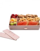 Melii Cutie snack cu 12 compartimente roz
