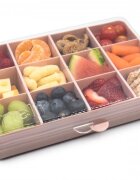 Melii Cutie snack cu 12 compartimente roz