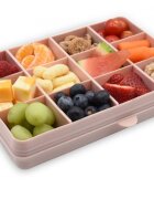 Melii Cutie snack cu 12 compartimente roz