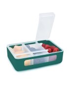 Melii Cutie snack cu 3 compartimente pine green
