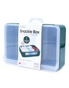 Melii Cutie snack cu 3 compartimente pine green