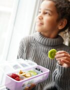 Melii Cutie snack cu 4 compartimente berry
