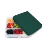 Melii Cutie snack cu 9 compartimente pine green