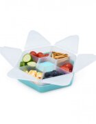 Melii Cutie snack hexagon snackle cu 6 compartimente blue