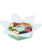 Melii Cutie snack hexagon snackle cu 6 compartimente mint