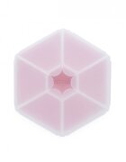 Melii Cutie snack hexagon snackle cu 6 compartimente pink