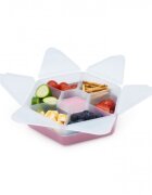 Melii Cutie snack hexagon snackle cu 6 compartimente pink