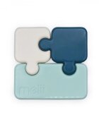 Melii Recipient pentru hrana luxe puzzle bleumarin ivoire menta