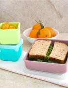 Melii Recipient pentru sandwich din silicon pink