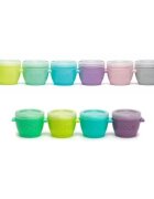 Melii Set 10 recipiente SnapGo 6x59 ml + 4x118 ml