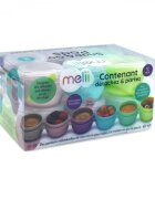 Melii Set 12 recipiente silicon SnapGo 59 ml