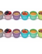 Melii Set 12 recipiente silicon SnapGo 59 ml
