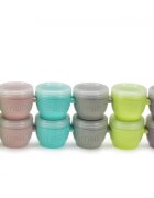 Melii Set 12 recipiente silicon SnapGo 59 ml