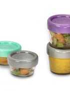 Melii Set 12 recipiente sticla pentru hrana bebe 6x59 ml + 6x118 ml