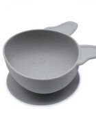 Melii Set 2 castronele cu ventuza din silicon model bulldog