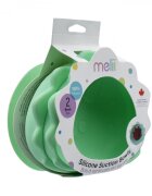 Melii Set 2 castronele cu ventuza din silicon model dinozaur