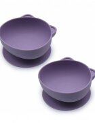Melii Set 2 castronele cu ventuza din silicon model pisica