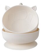 Melii Set 2 castronele cu ventuza Luxe Unicorn din silicon