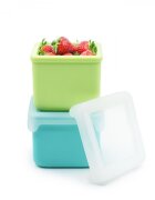 Melii Set 2 recipiente blue lime din silicon
