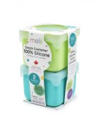 Melii Set 2 recipiente blue lime din silicon