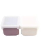 Melii Set 2 recipiente blush berry in silicon