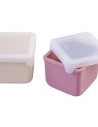 Melii Set 2 recipiente blush berry in silicon