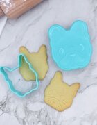 Melii Set 3 in 1 forme pentru sandwich dinozaur si bulldog