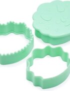 Melii Set 3 in 1 forme pentru sandwich dinozaur si bulldog