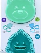 Melii Set 3 in 1 forme pentru sandwich urs si rechin