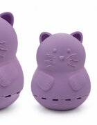 Melii Set 3 jucarii de baie din silicon Pisica