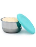Melii Set 3 recipiente mini bleu mint lime din inox cu capac silicon