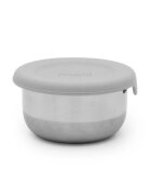 Melii Set 3 recipiente mini roz mov gri din inox cu capac silicon