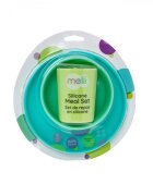 Melii Set 3 recipiente silicon hrana bebe bluelimemint