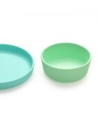 Melii Set 3 recipiente silicon hrana bebe bluelimemint