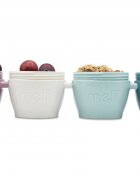 Melii Set 4 recipiente din silicon SnapGo luxe 118 ml