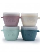 Melii Set 4 recipiente din silicon SnapGo luxe 118 ml