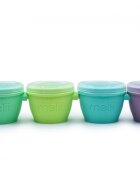 Melii Set 4 recipiente silicon SnapGo 118 ml