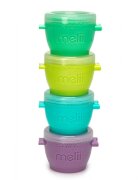 Melii Set 4 recipiente silicon SnapGo 118 ml